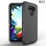 Armor Robot Heavy Duty Case for LG K51 / Q51 (Black)